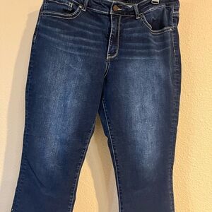 Women's BKE  Gabby Dark Blue Cropped Jeans